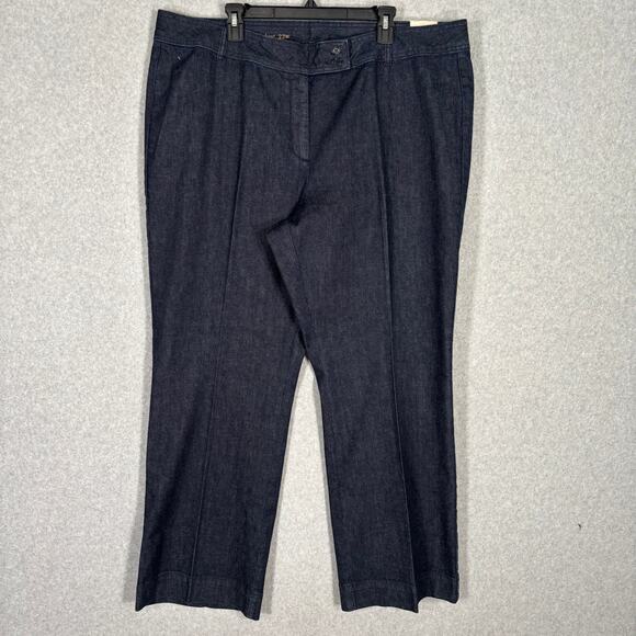Talbots Bootcut Jeans 22 Heritage Boot Trousers Stretch Classic Career Quiet $95 - Picture 1 of 12